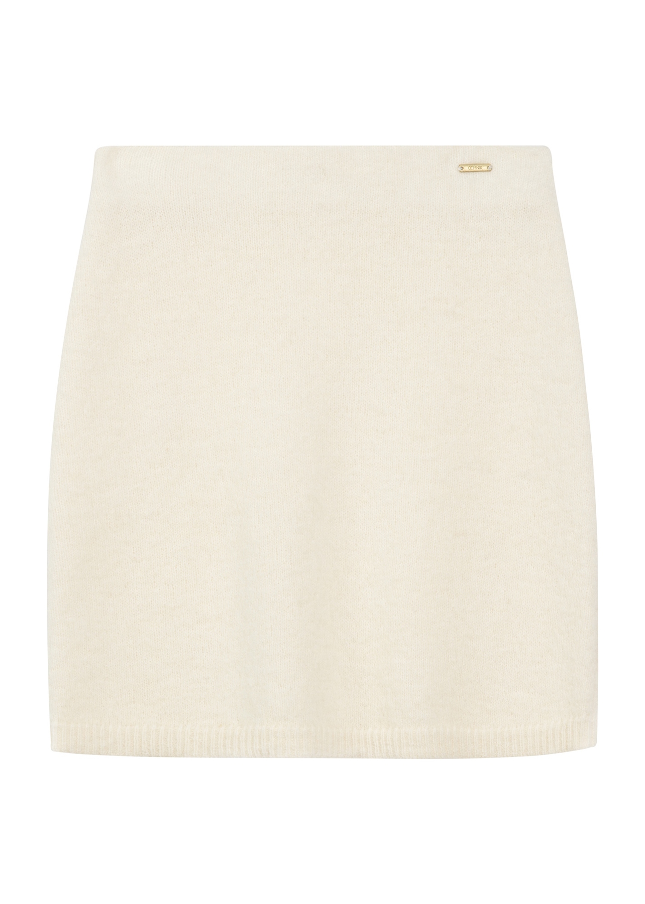 Women's wool mini skirt SPCDT-0118-12(Z25), front product view on white background.