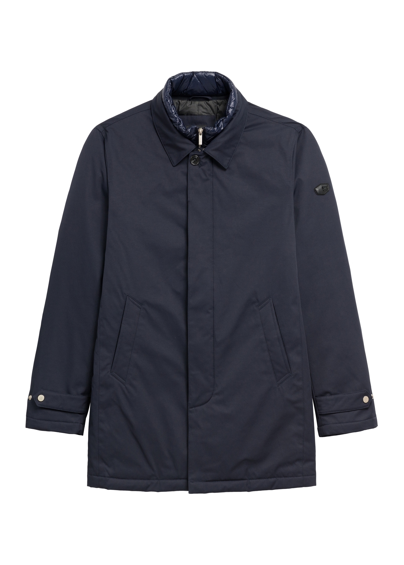 Dark navy men's winter jacket KURMT-0438-7E(Z26)