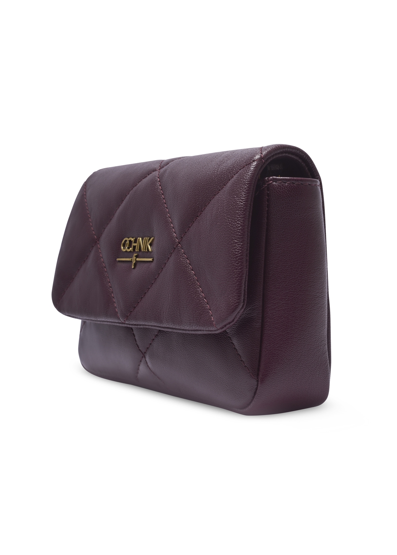 Small burgundy leather women's handbag TORES-1364-4D(Z26), diagonal product view on a light background.