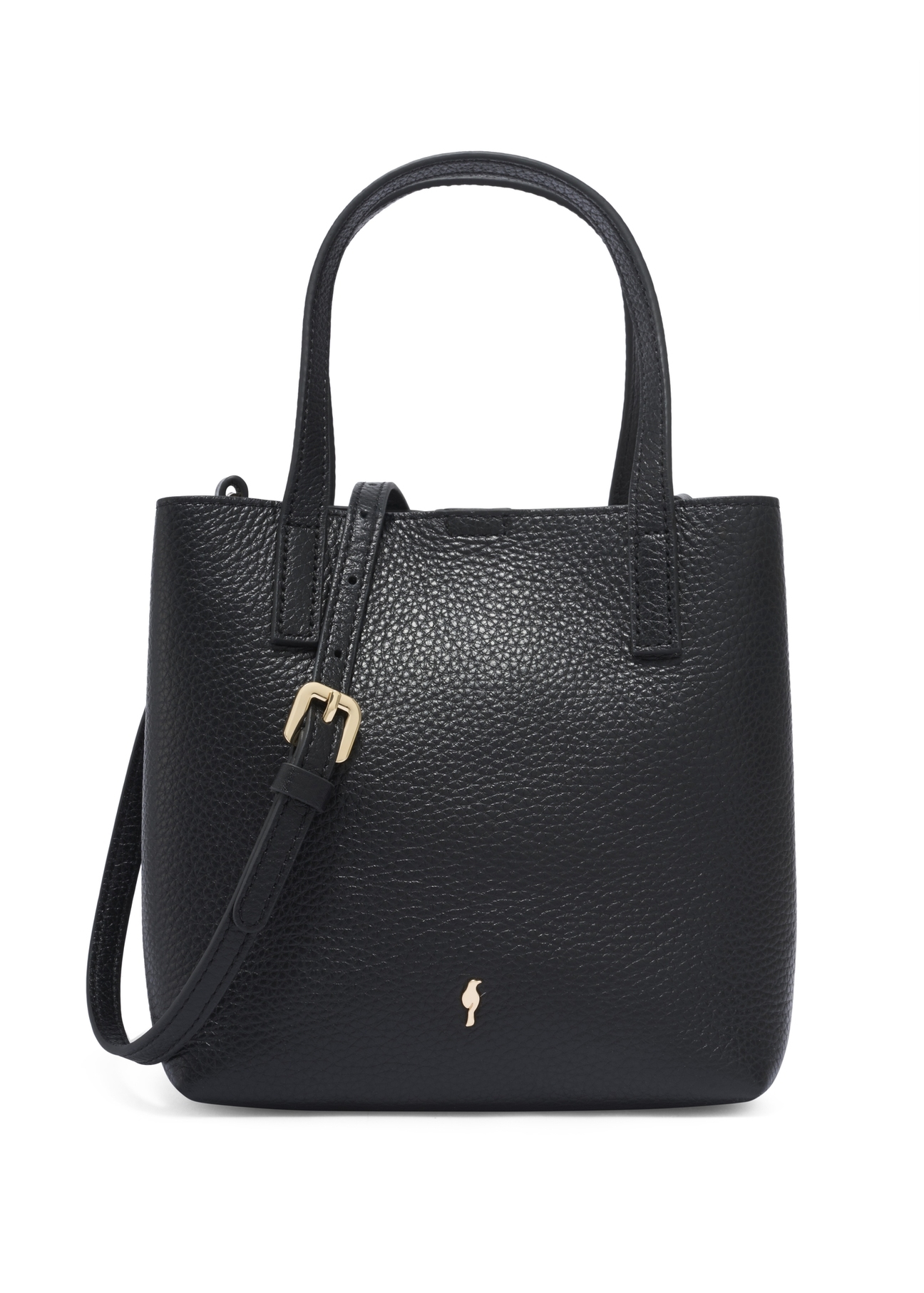 Small women's leather handbag TORES-1359-9I(Z26). Front view on white background.
