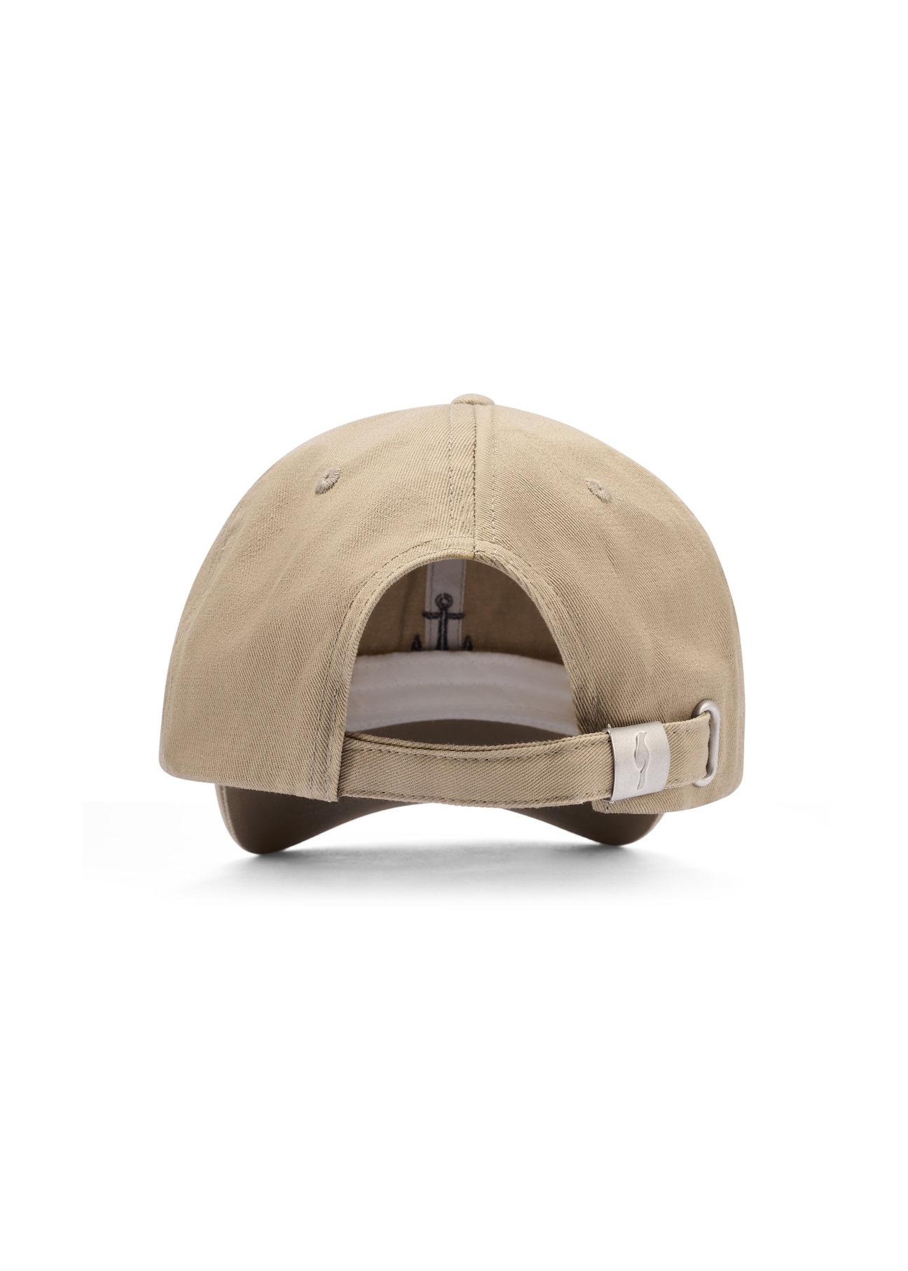 Beige unisex baseball cap CZALT-0018-1B(W26), back view of the product on a white background.