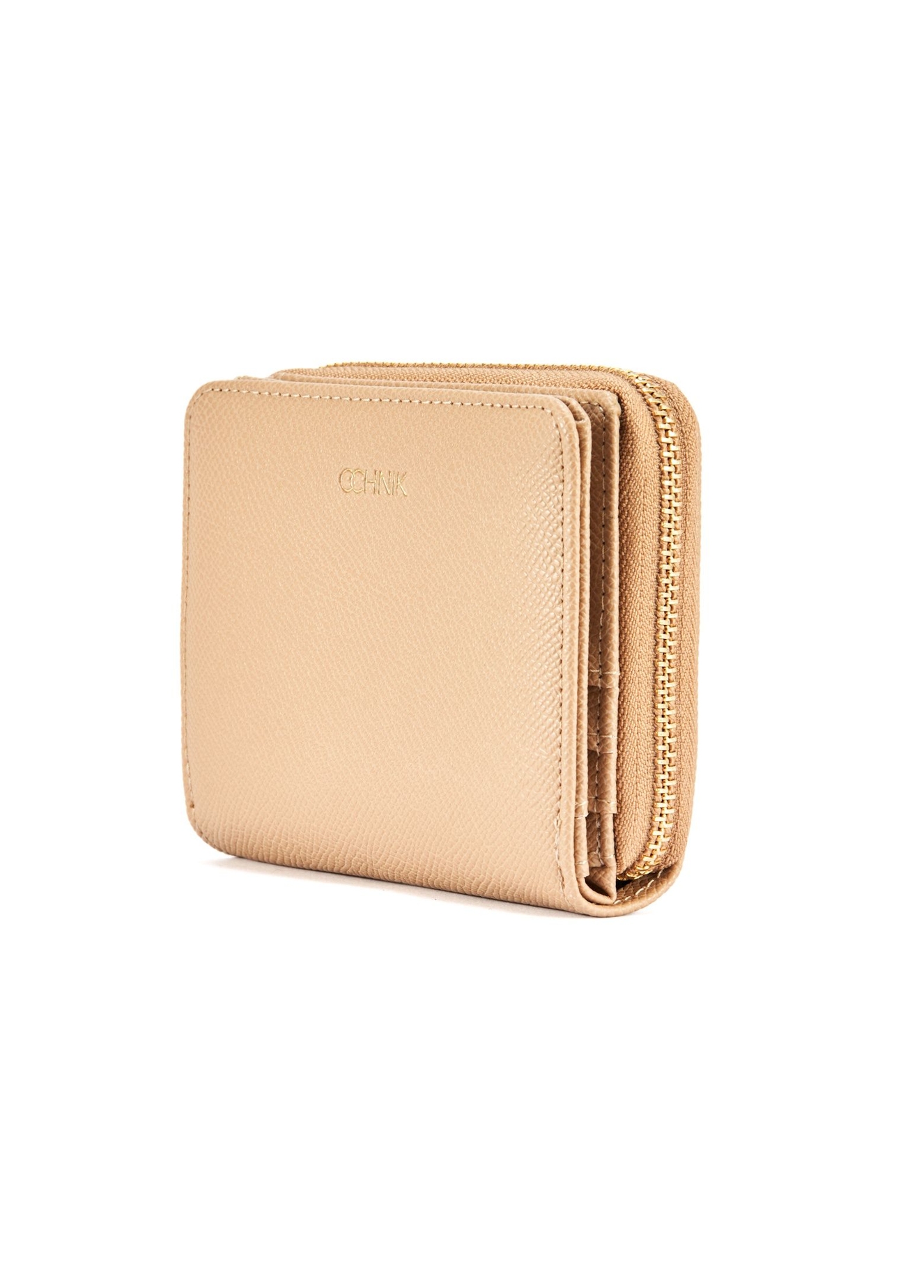 Beige medium women's wallet POREC-0412-1B(W26)