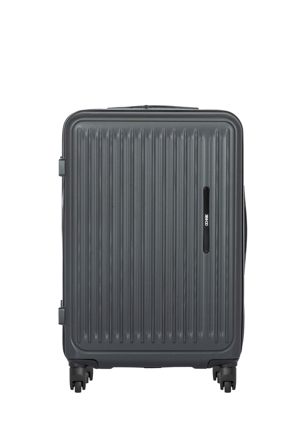 Medium suitcase on wheels WALAB-0082-99-24(W26), front product view on white background.