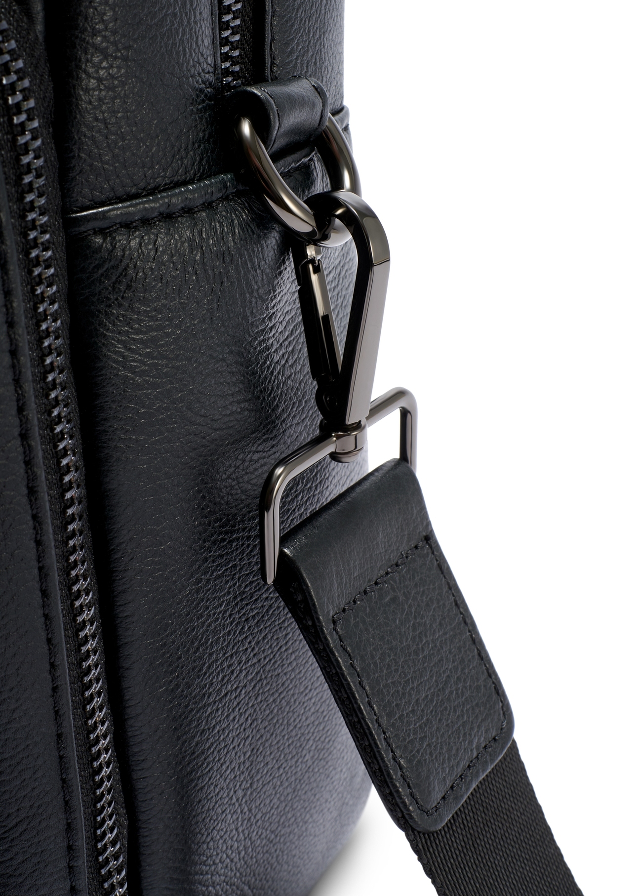 Black leather men's bag TORMS-0488R-9I(W26)