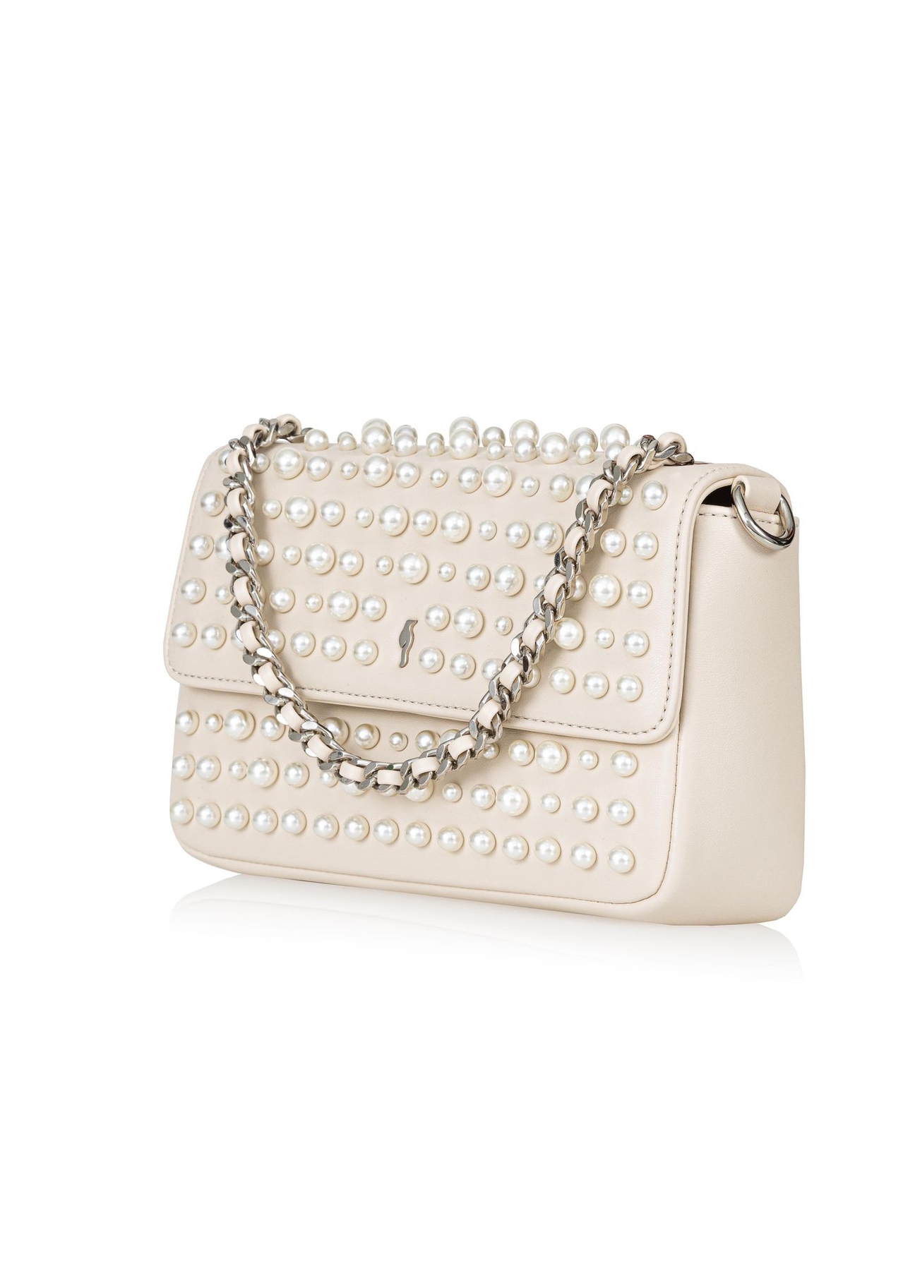 Small women's handbag with pearls TOREC-0800-13(W23)-02