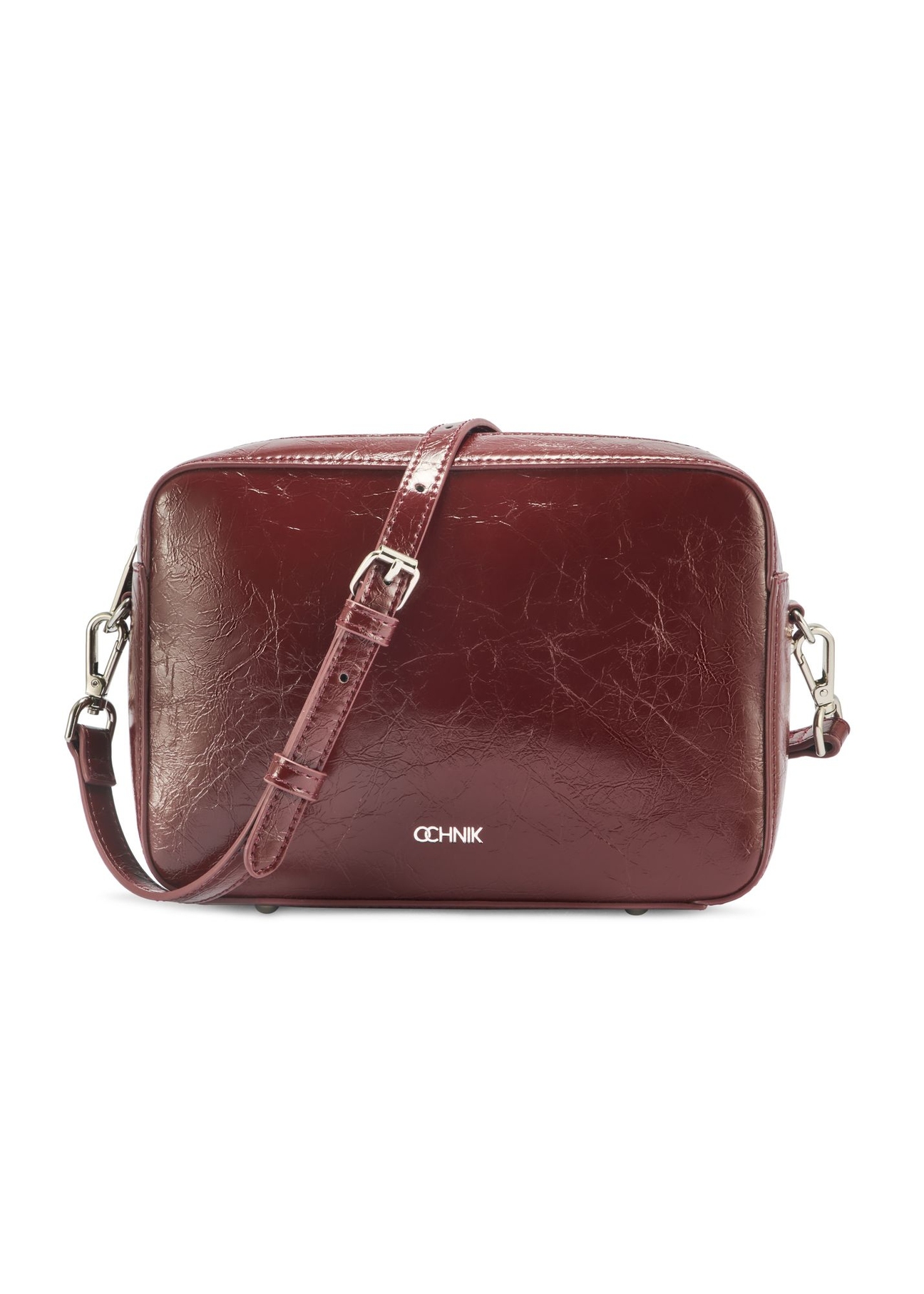 Burgundy women's handbag TOREC-0003J-49(Z25) - front product view on white background.