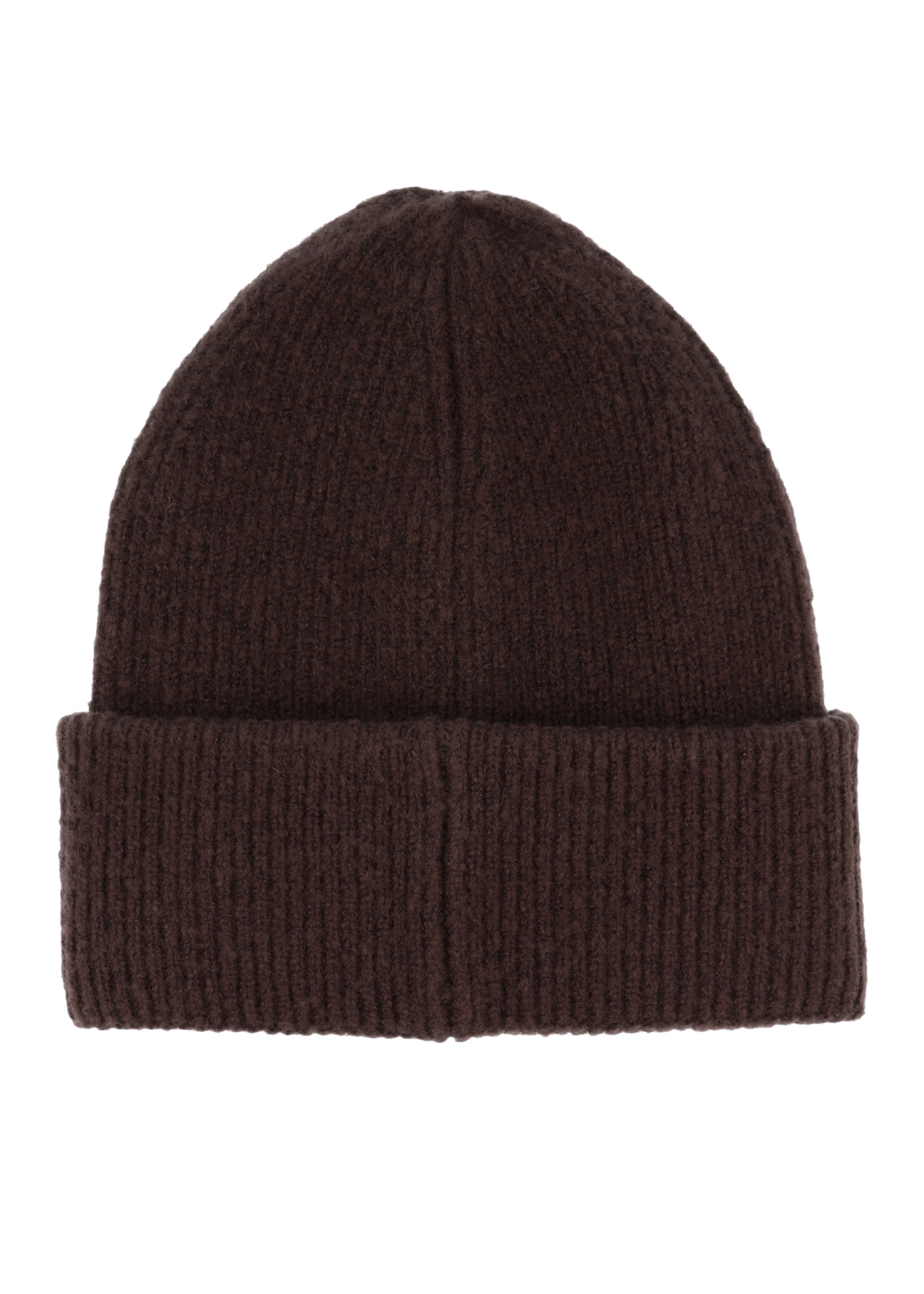 Brown men's cap CZAMT-0070A-1I(Z26), product view from the back on a white background.