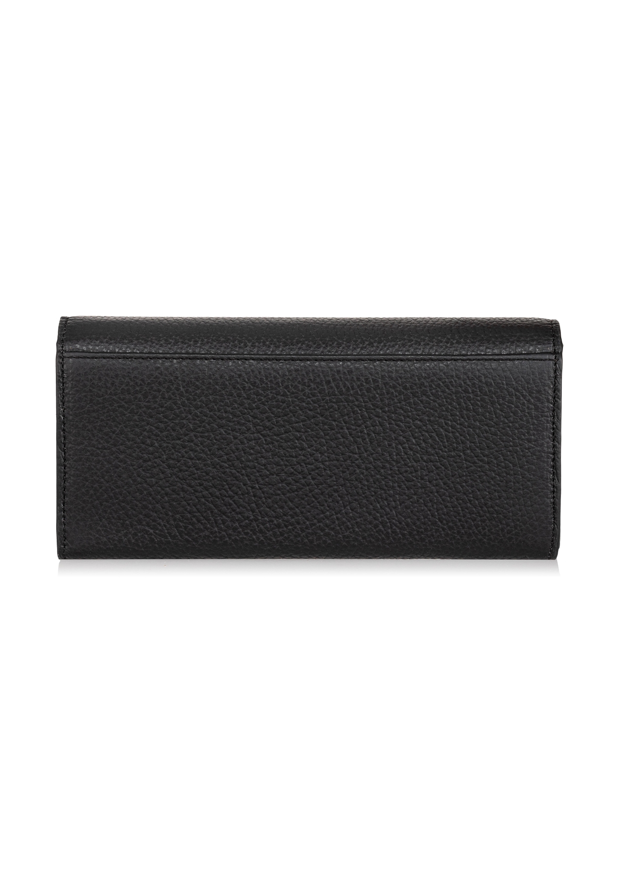 Large black leather wallet for women PORES-0893-99(Z23)-03