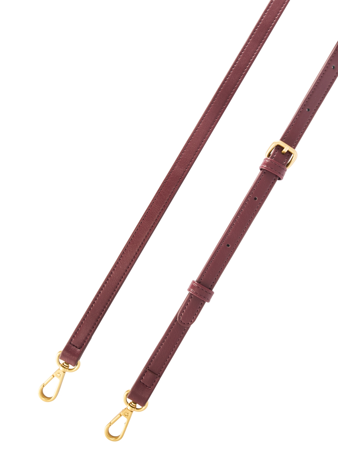 Burgundy women's trunk handbag TOREC-1080-49(Z25) - stripes view, on a white background.