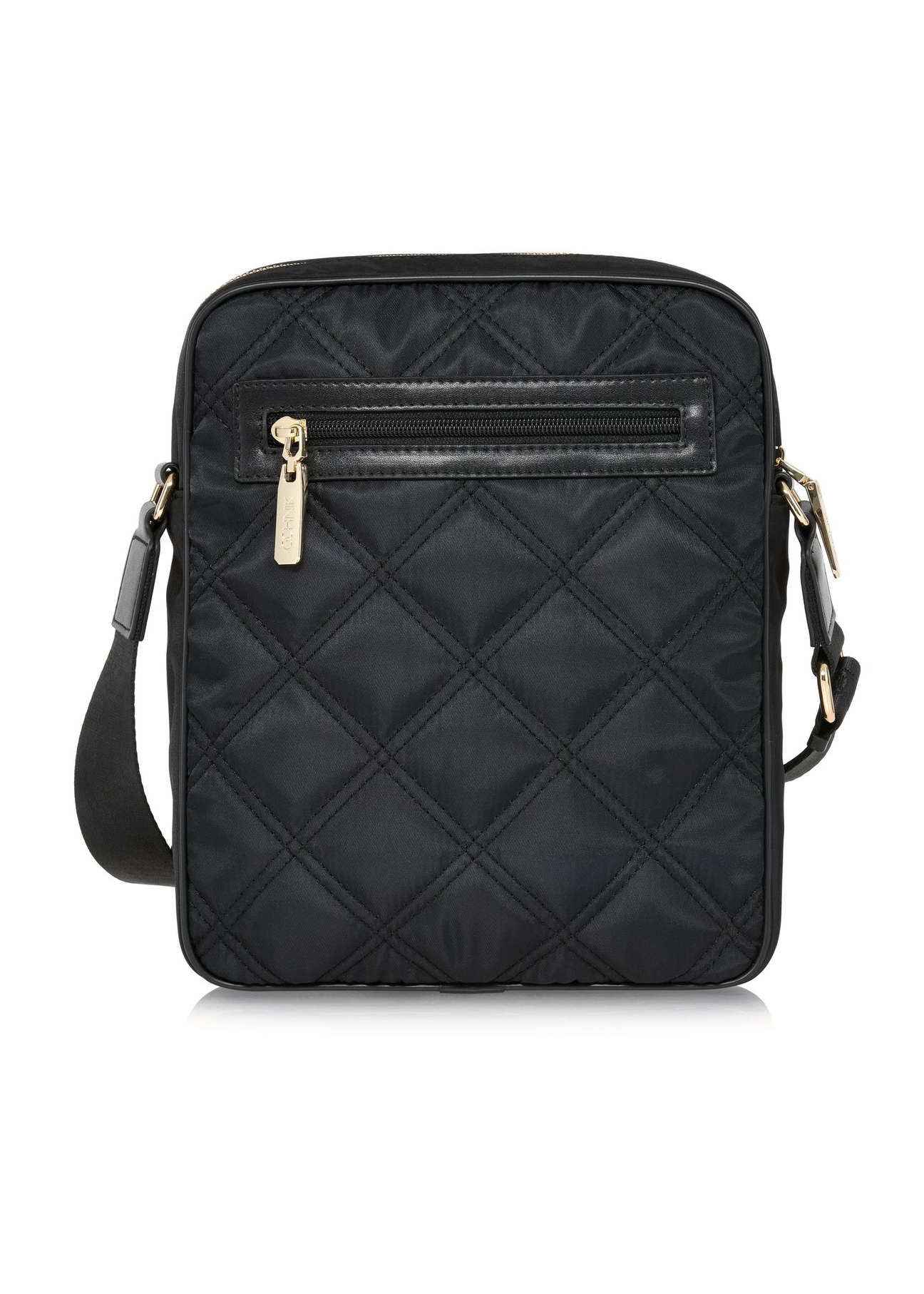 Quilted black women's handbag TOREN-0284-99(W24)-03