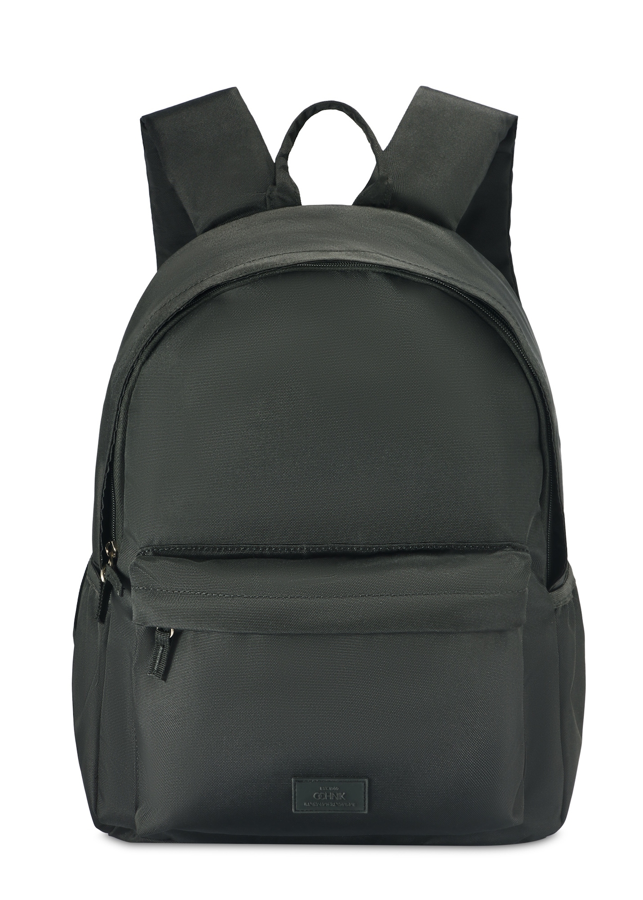 Black men's backpack TORMN-0383-99(Z25), front product view on white background.