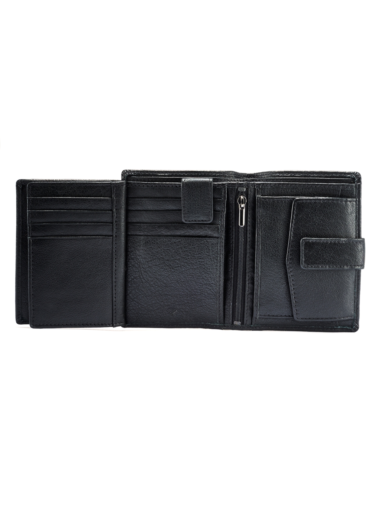 Black leather men's wallet PORMS-0650-99(W25)