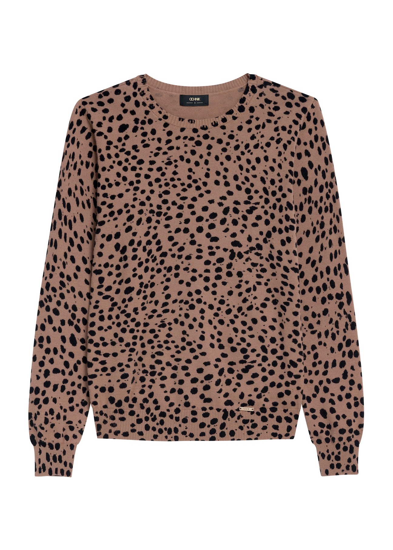 Women's cotton sweater SWEDT-0248-86(Z25), front product view on white background.