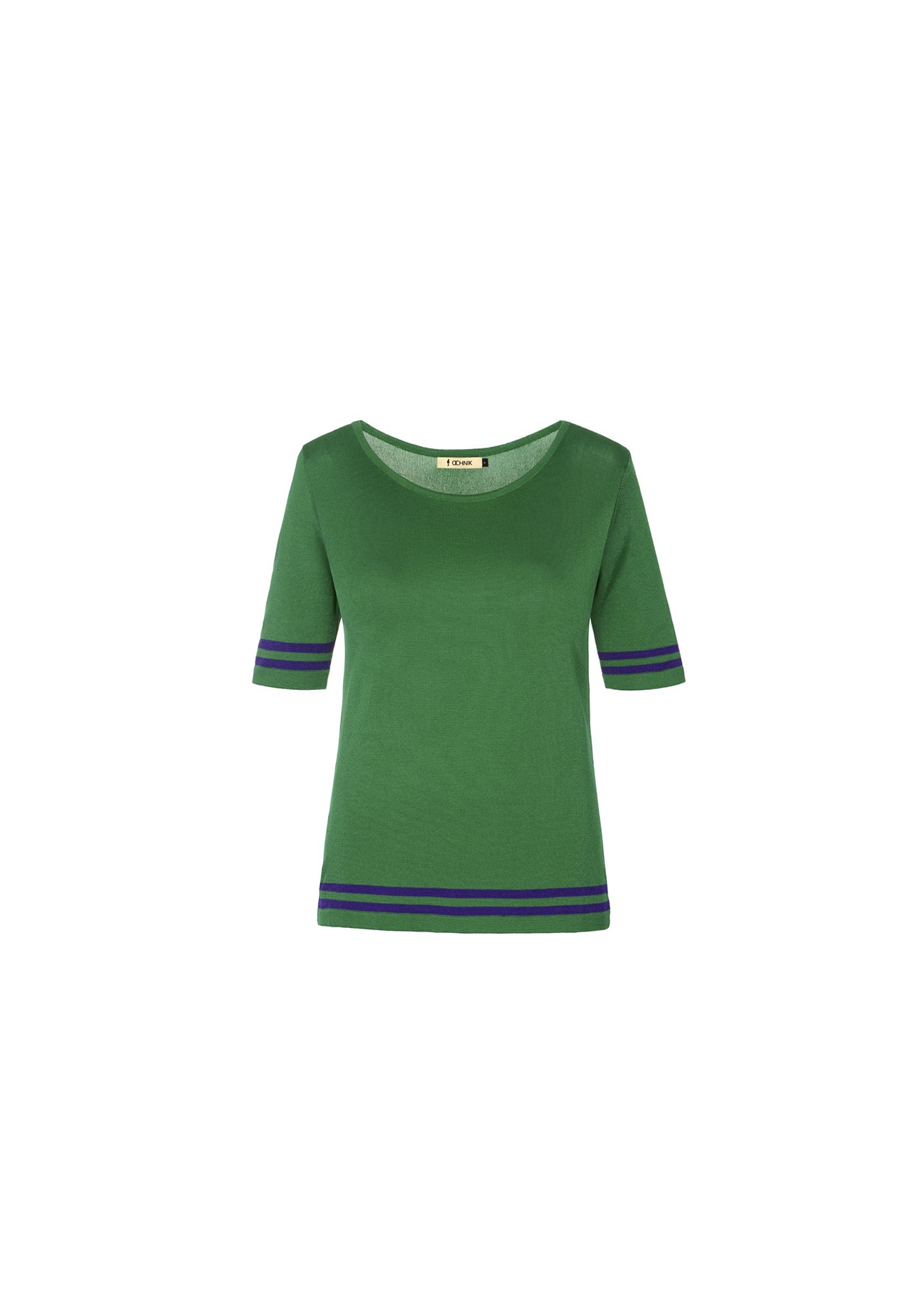 Women's short sleeve sweater SWEDT-0090-51(W19)-01