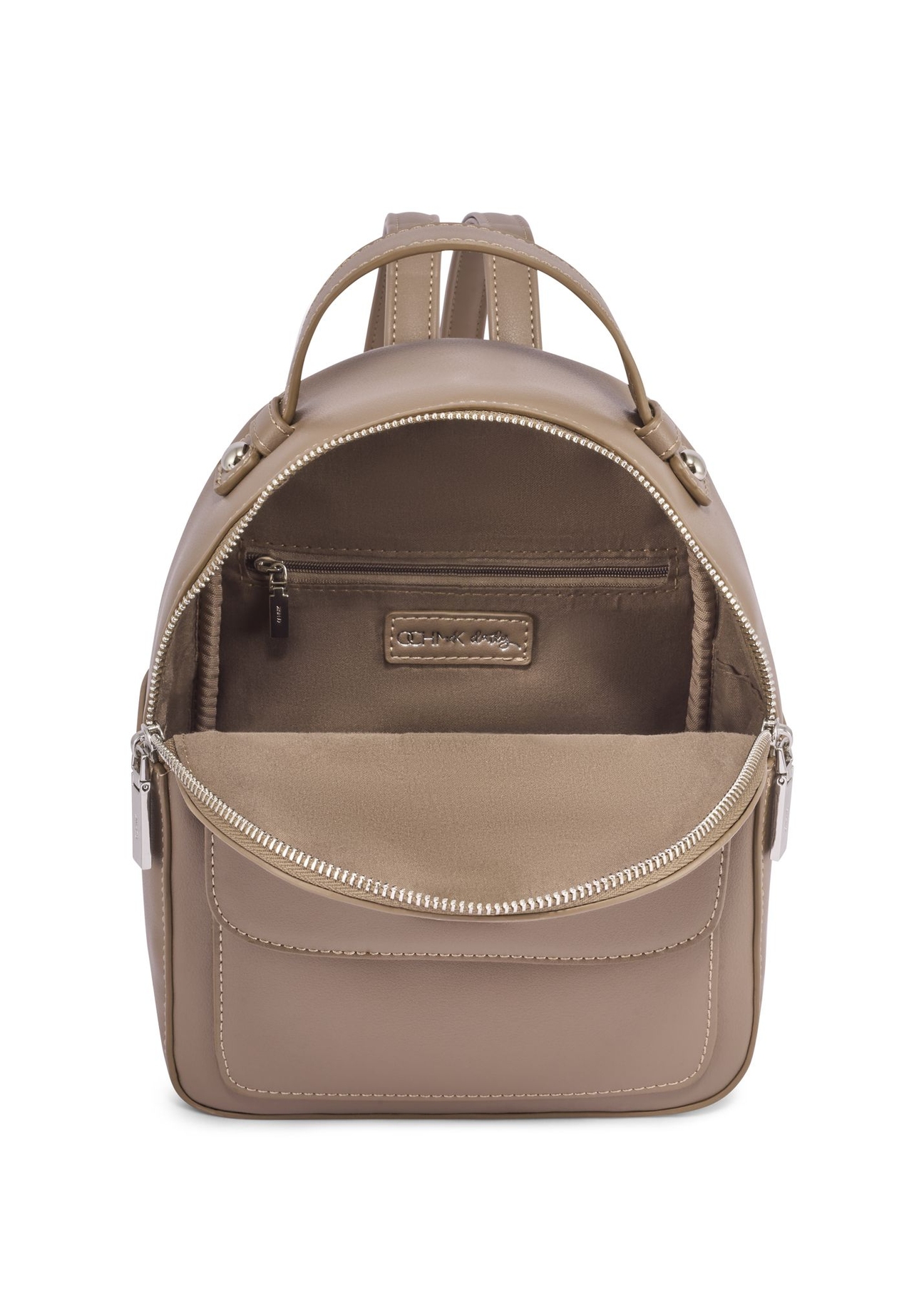 Small women's city backpack TOREC-1321-1K(Z26) - front product view, on white background.