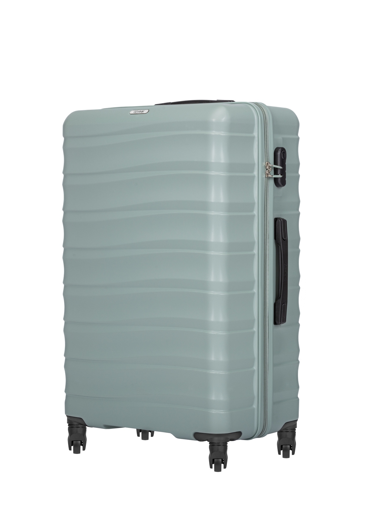 Large suitcase on wheels WALAB-0081-8F-28(W26), diagonal product view on a white background.