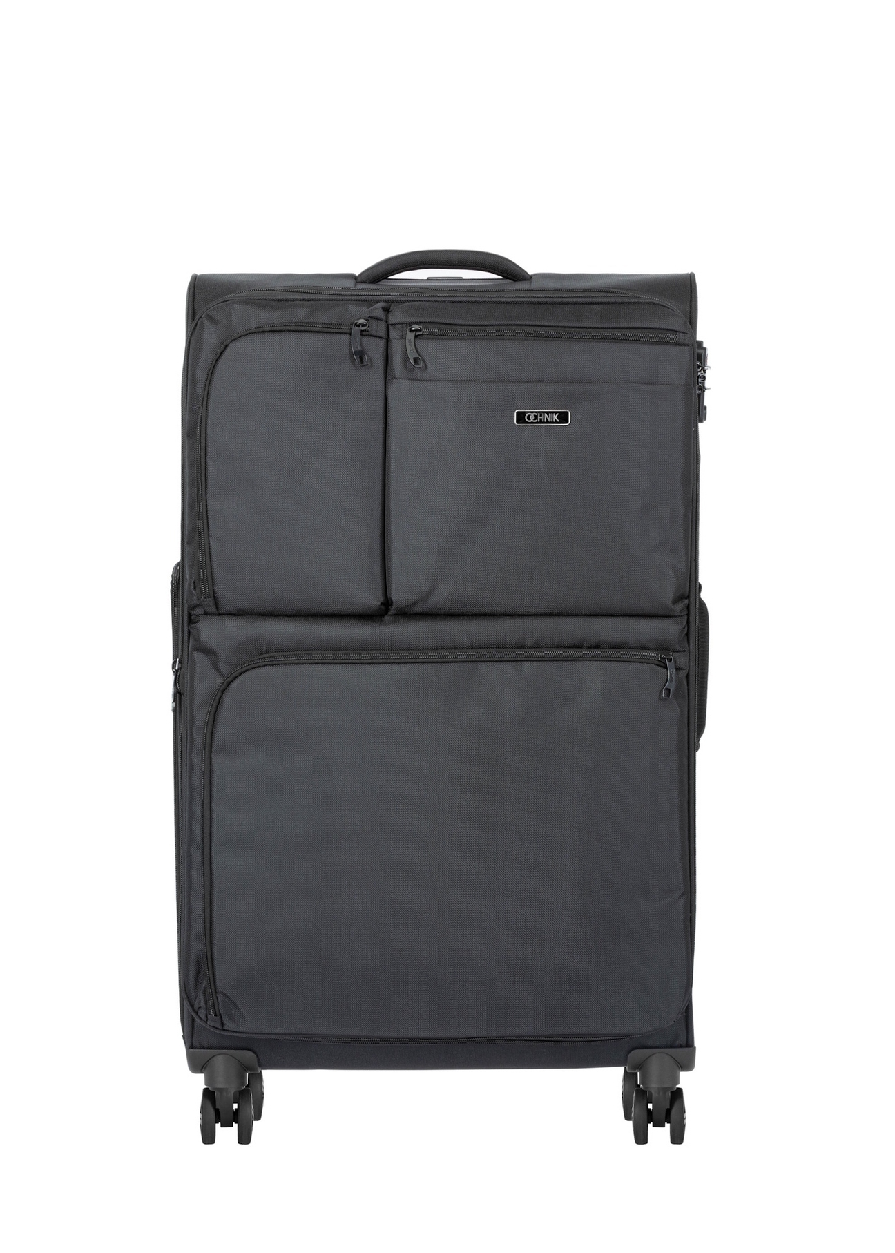 Set of 19"/24"/28" trolley suitcases WALNY-0048-99(W26), front view of the product on a white background.
