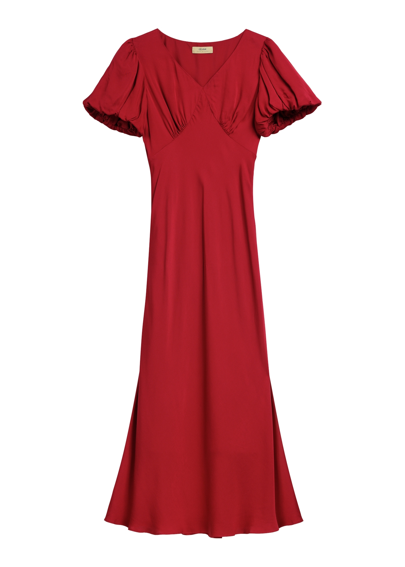 Red long women's dress SUKDT-0262-4B(W26)