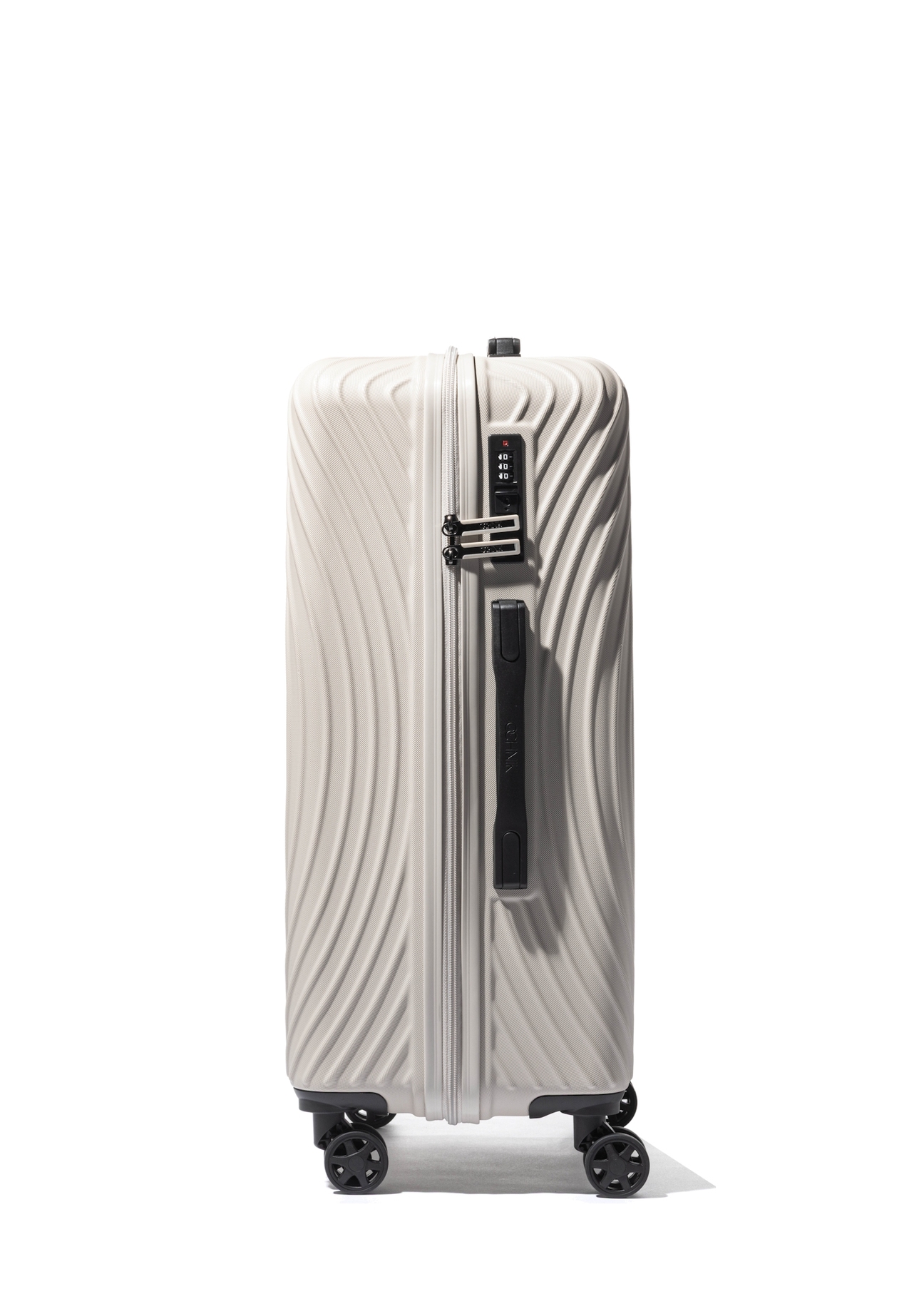 Medium wheeled suitcase WALAB-0088-1A-24(W26), side view on a white background.