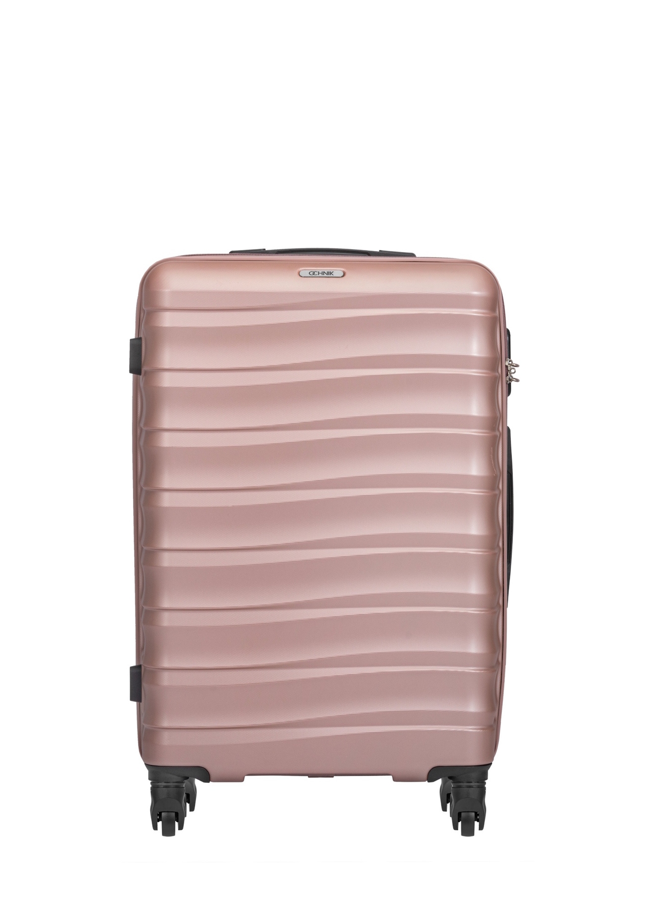 Medium suitcase on wheels WALAB-0081-5X-24(W26), front product view on white background.