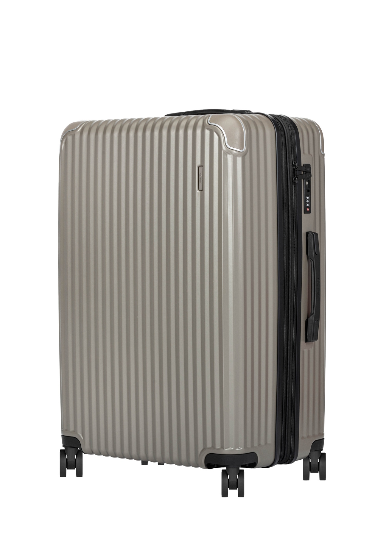 Set of hard suitcases on wheels 19"/24"/28" WALAB-0073-2X(W26), diagonal view of the product on a white background.