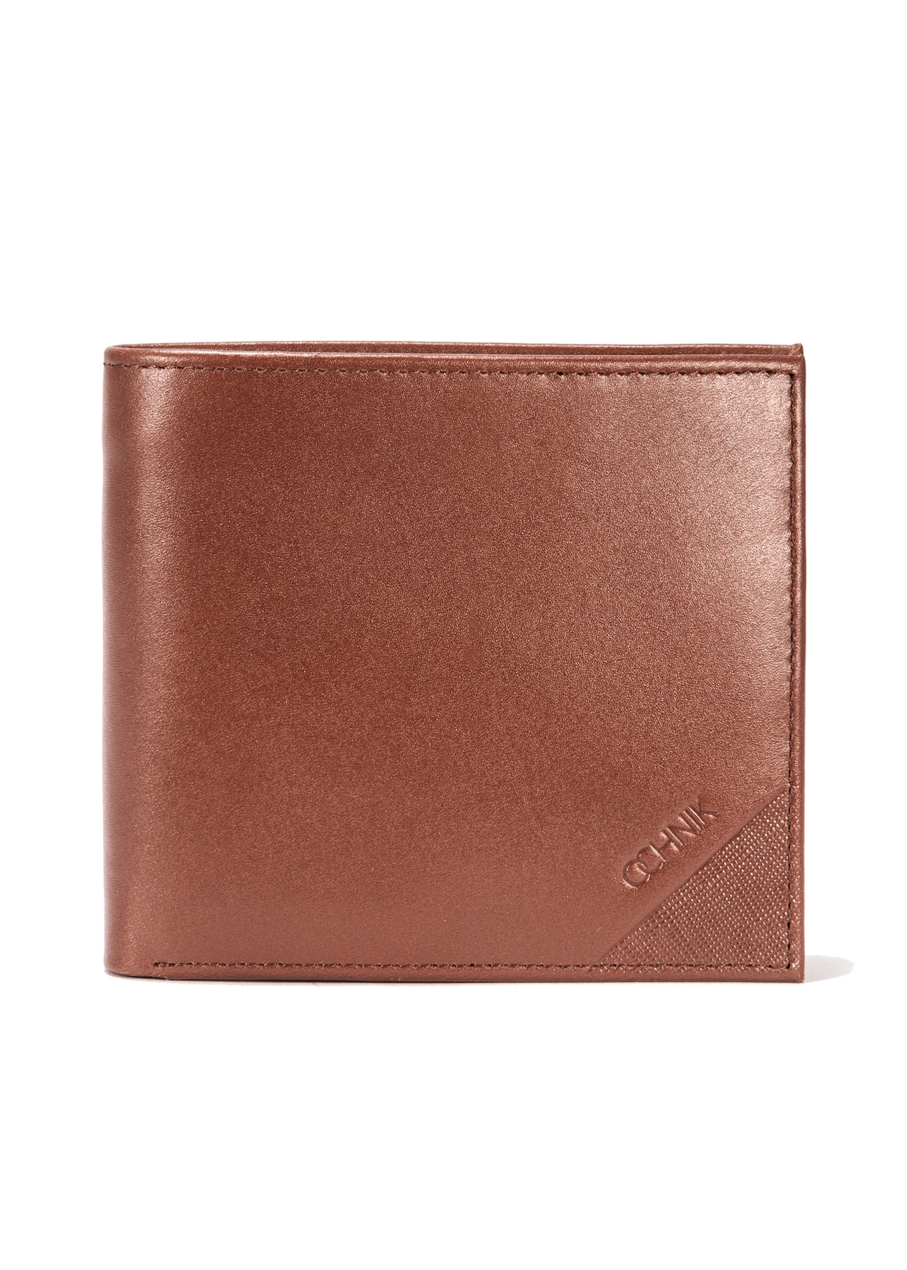 Brown leather men's wallet PORMS-0636-88(W25)