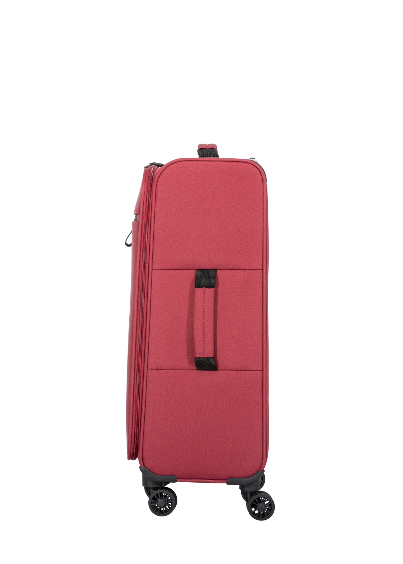 Medium suitcase on wheels WALNY-0045-4B-24(W26), side view of the product on a white background.