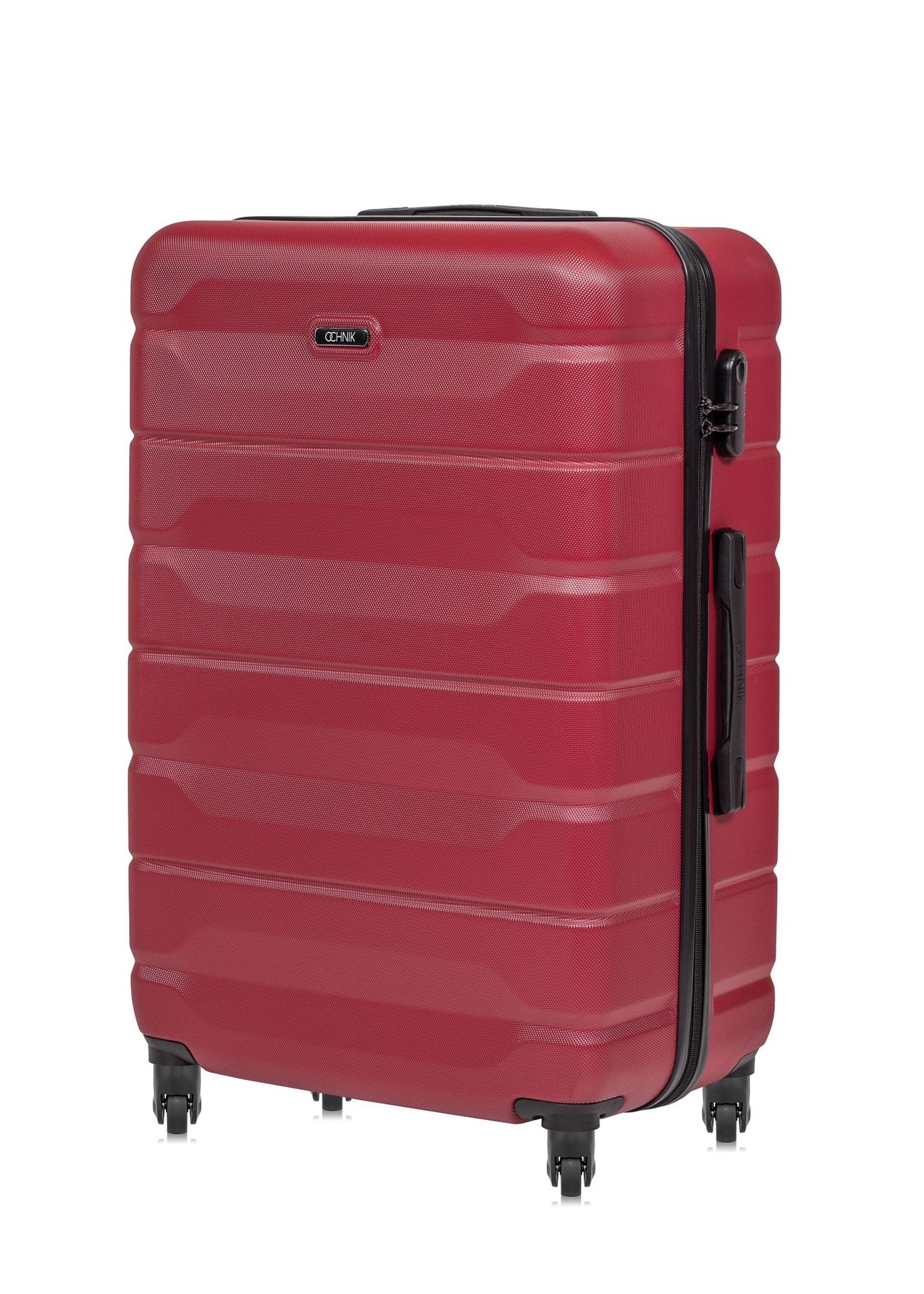 Set of 19''/24''/28'' trolley suitcases WALAB-0067-4D(W26), diagonal product view on white background.
