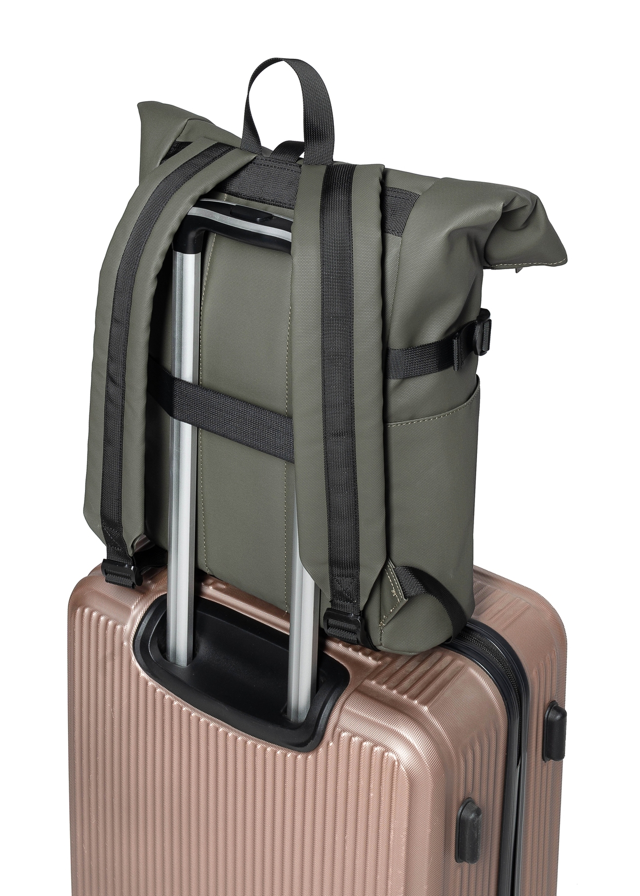 Large khaki backpack PLCMN-0015-55(Z25)
