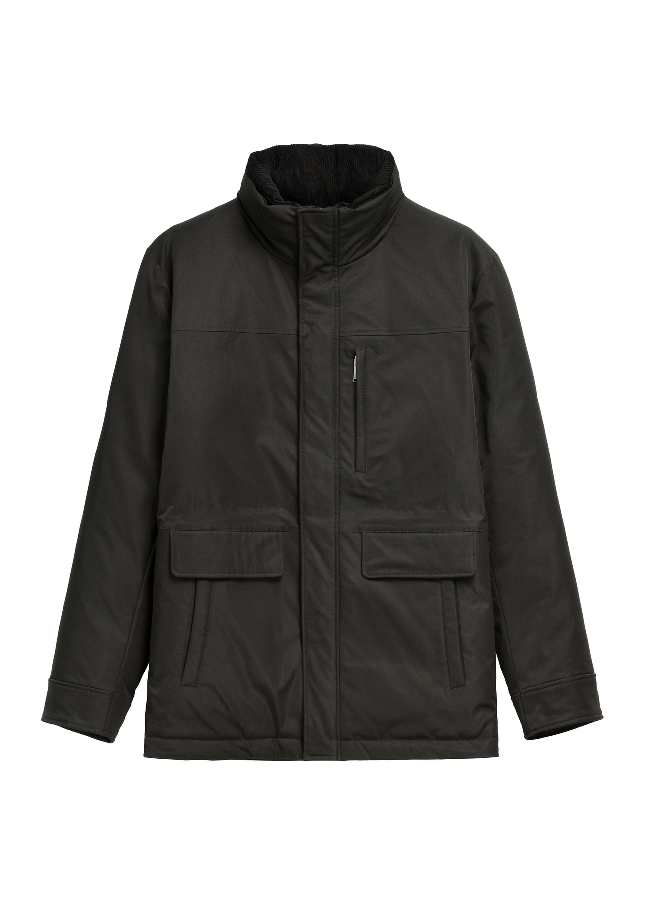 Men's black jacket KURMT-0442-99(Z26)