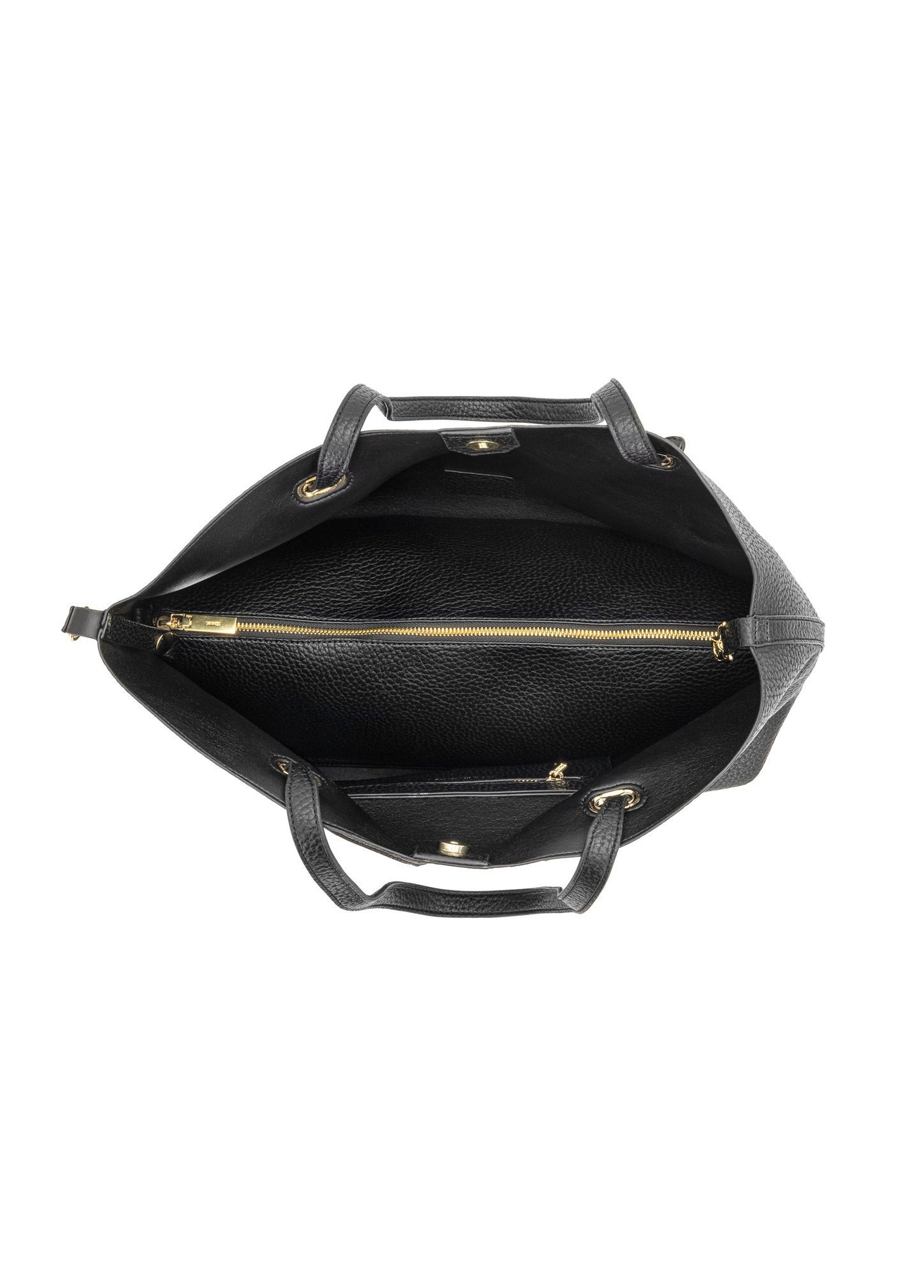 Large black shopper bag TOREC-0995A-99(Z25)
