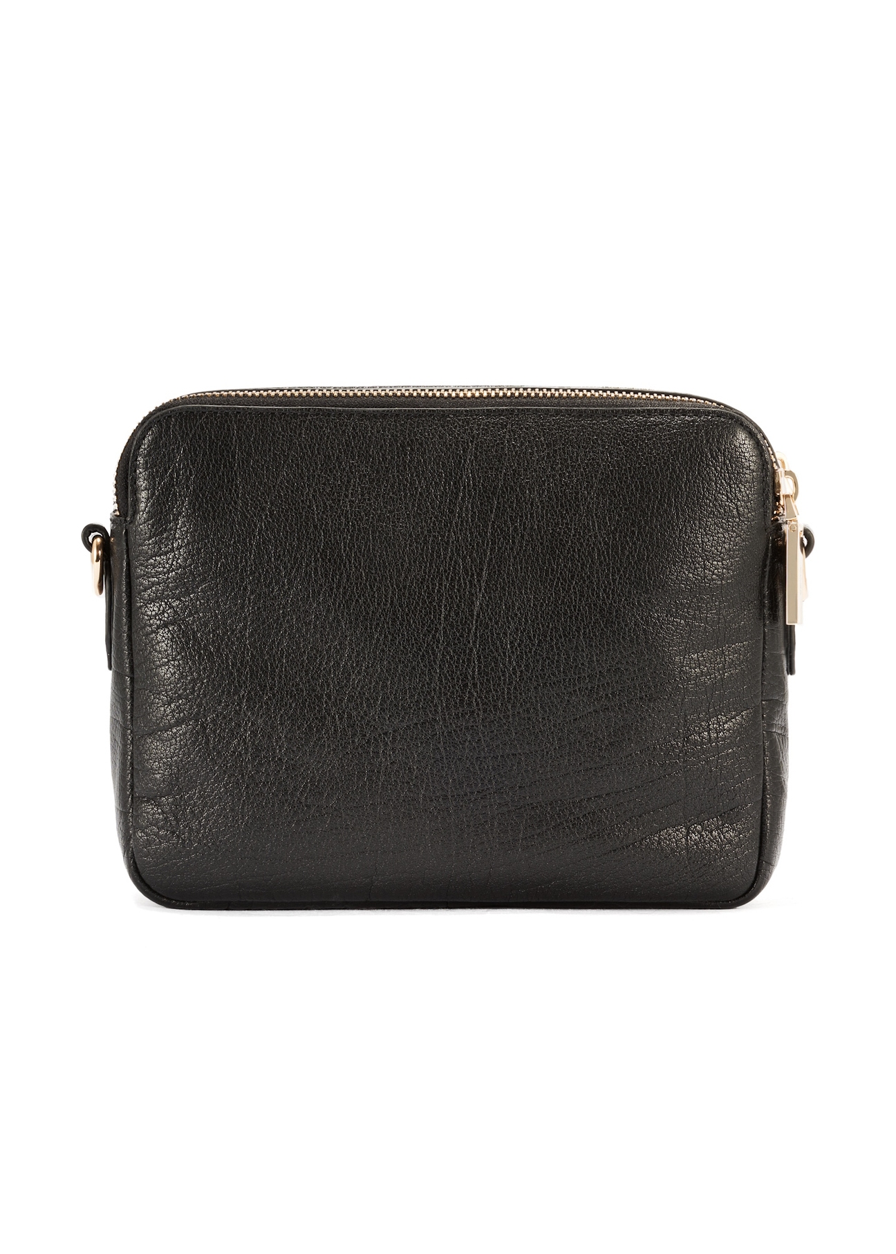 Women's leather shoulder bag TORES-1163-99(Z25), product view from the back on a white background.