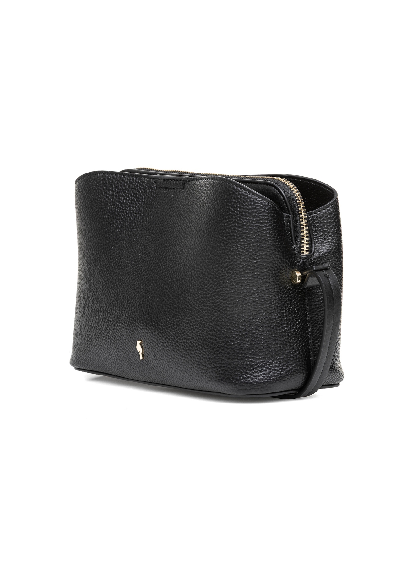 Black small women's handbag TOREC-0768C-99(Z25), diagonal product view on white background.