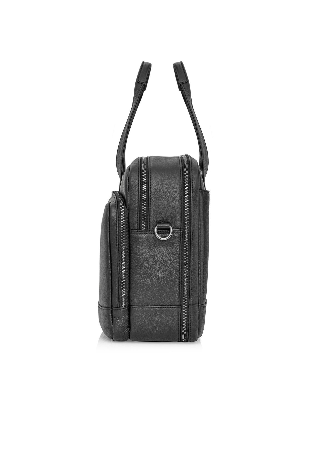 Black leather men's bag TORMS-0020R-99(W25)-03