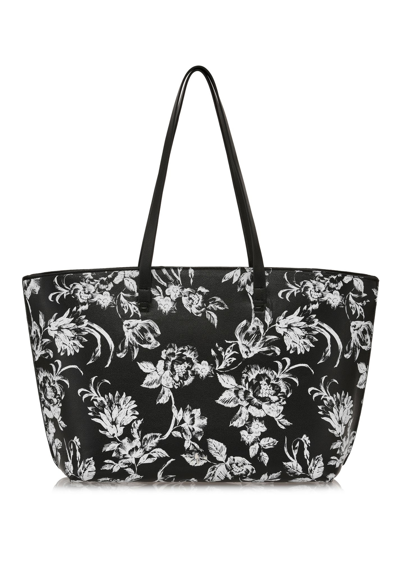Classic women's handbag with print TOREC-0958-98(Z24)-02