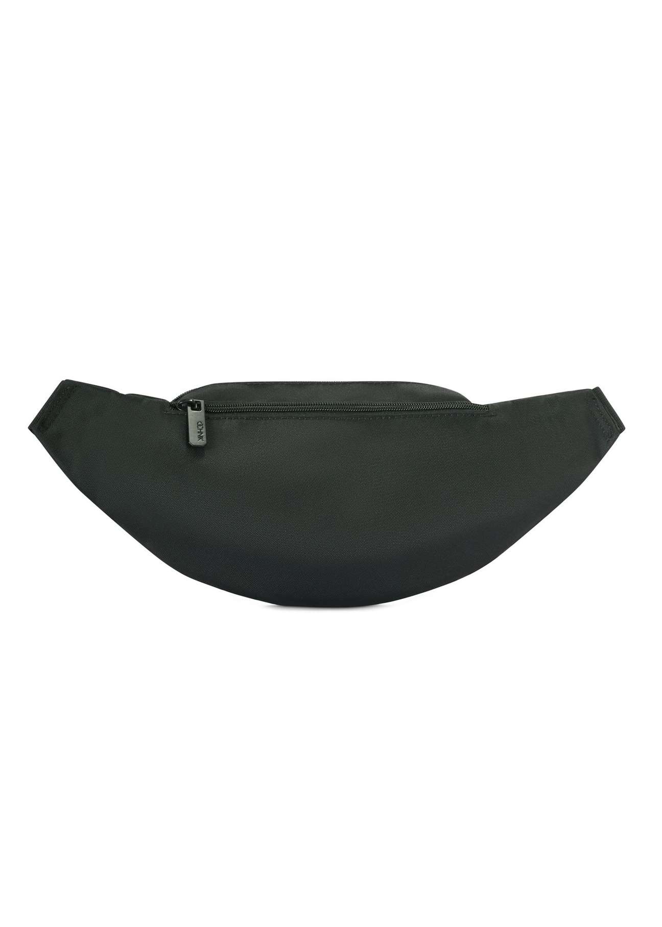 Men's black waist bag TORMN-0365-99(Z25) - back view of the product on a white background.