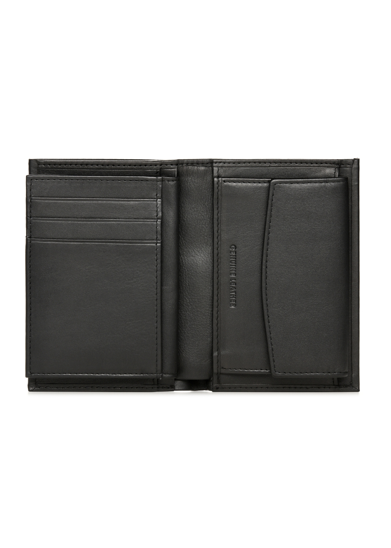 Large black leather women's wallet PORMS-0661-99(Z25)