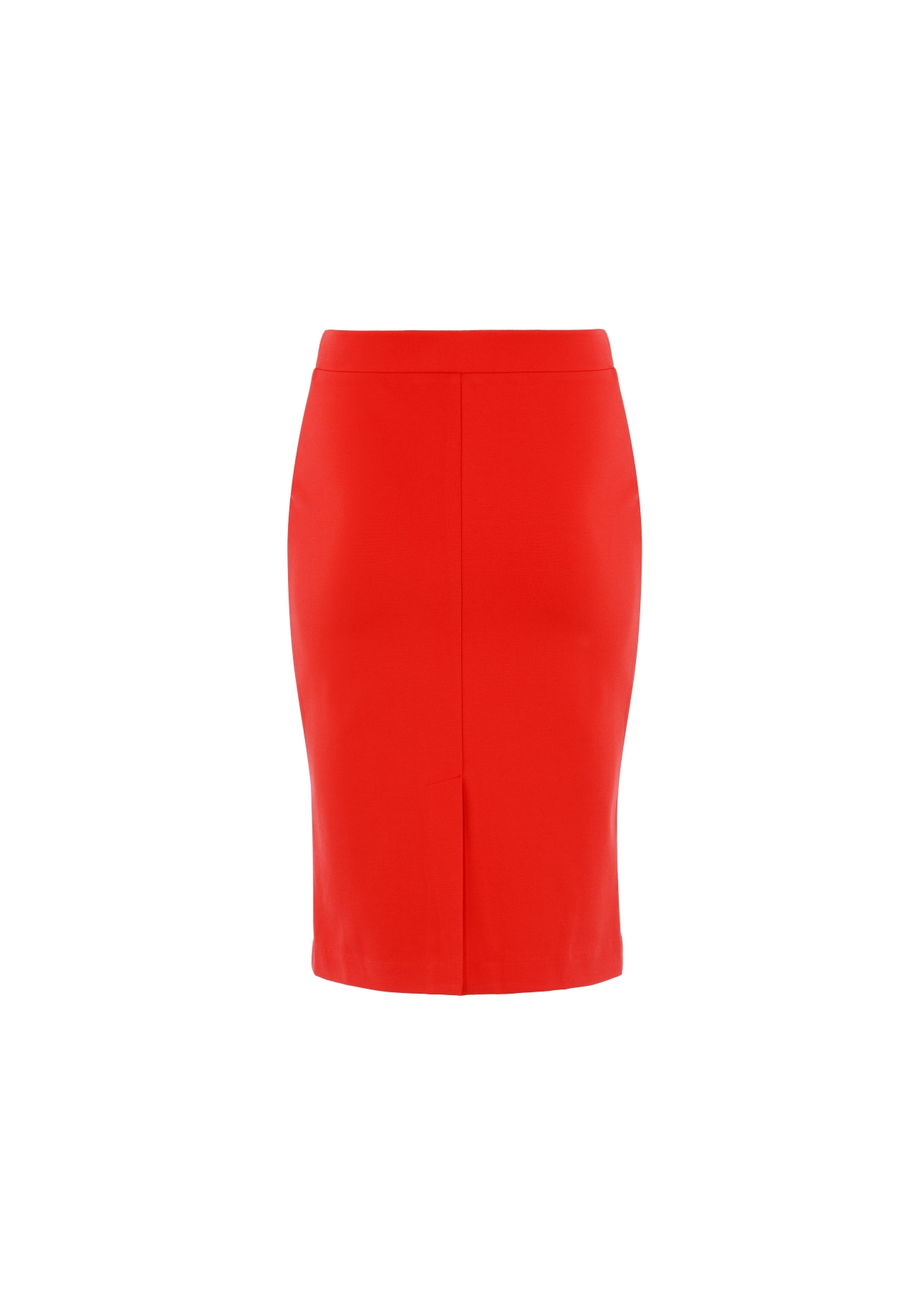Red pencil skirt SPCDT-0031-42(W21)-04