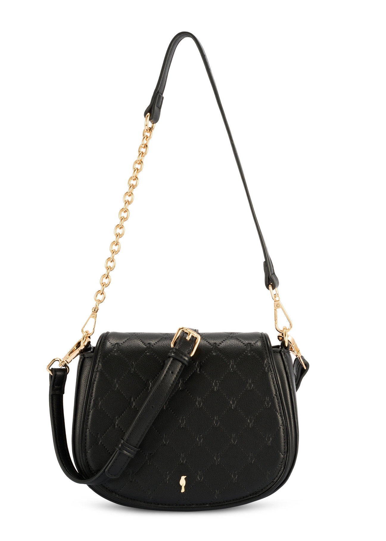 Women's black messenger bag TOREC-1179-9P(W26)