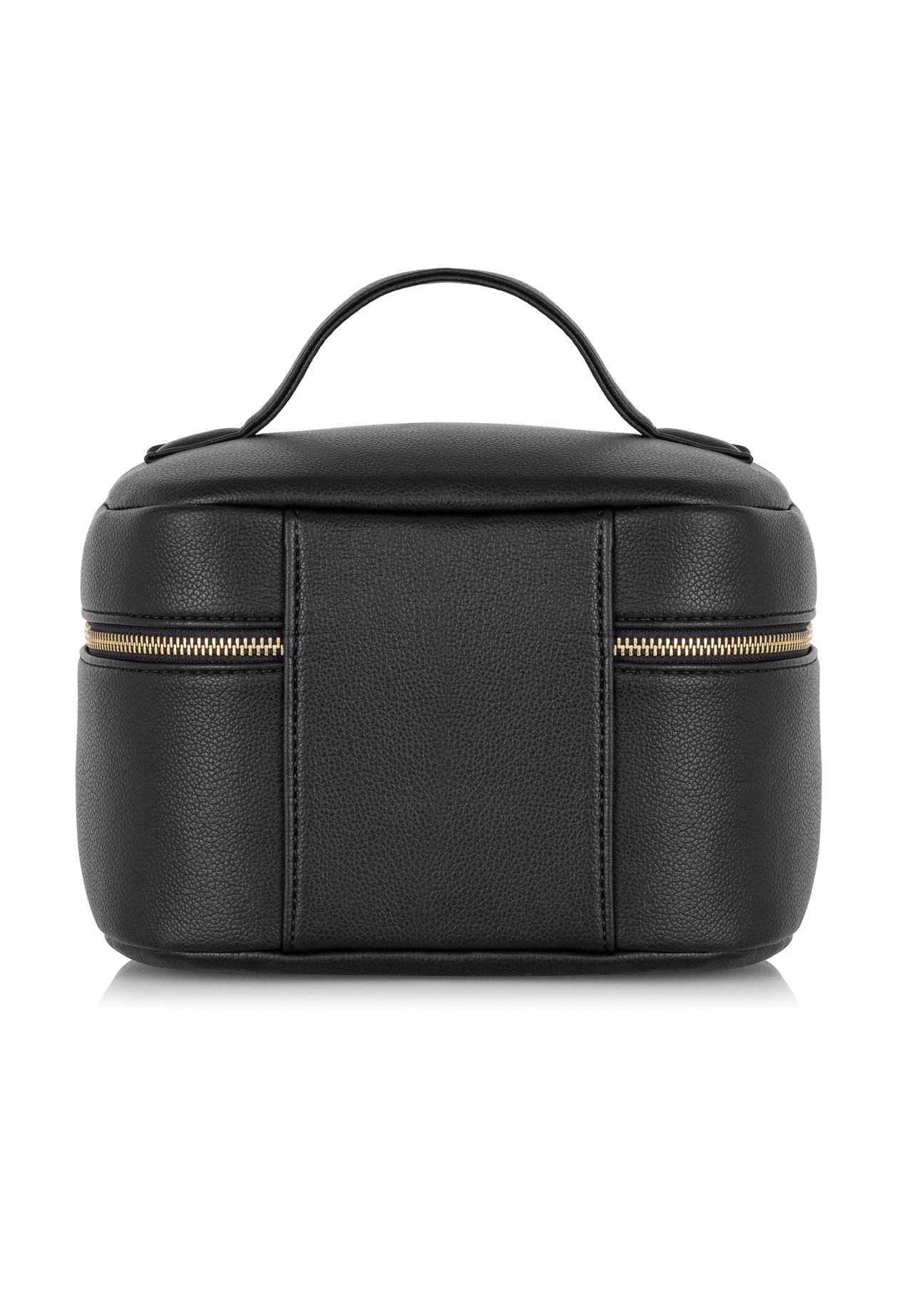 Black round women's cosmetic bag TOREC-0919A-99(W25)-04