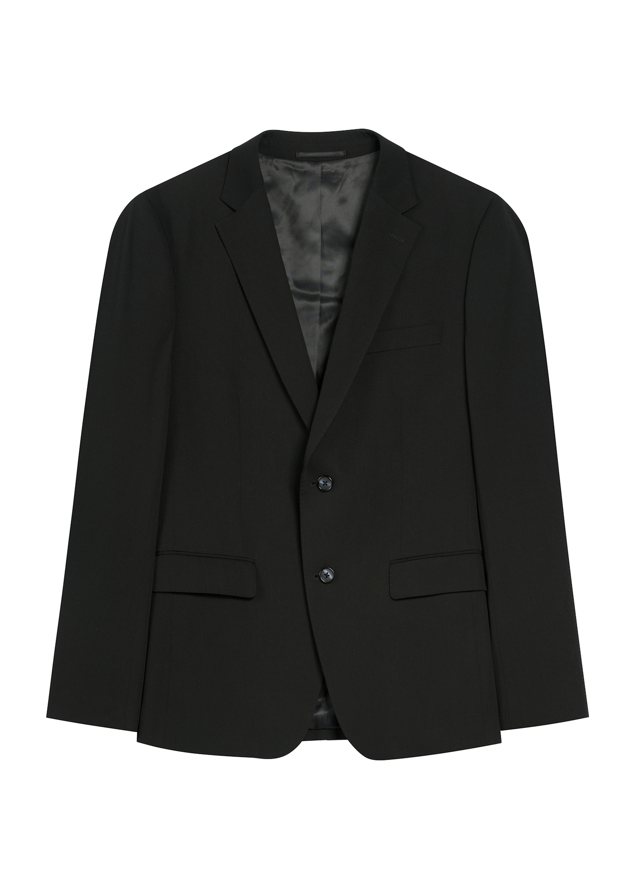 Men's black jacket MARMT-0019-99(Z25), product view from the front on a white background.