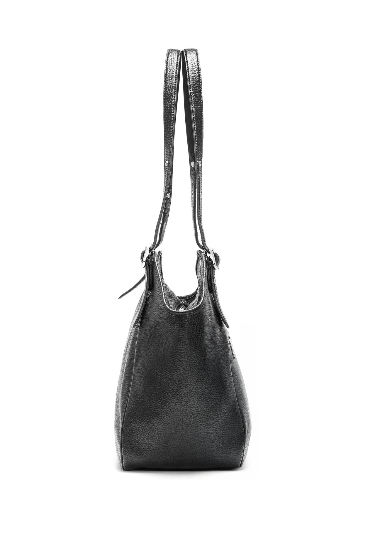 Black leather large women's handbag TORES-1042D-99(Z25)