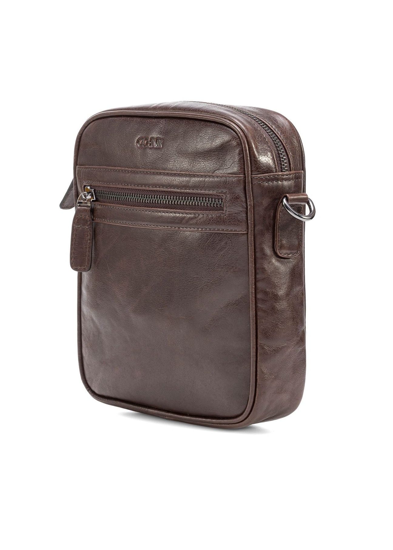 Brown men's bag TORMS-0461-1H(Z26), diagonal product view on white background.