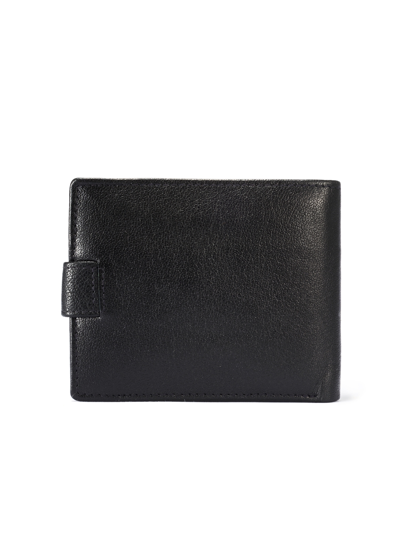 Black men's leather wallet PORMS-0651-99(W25)