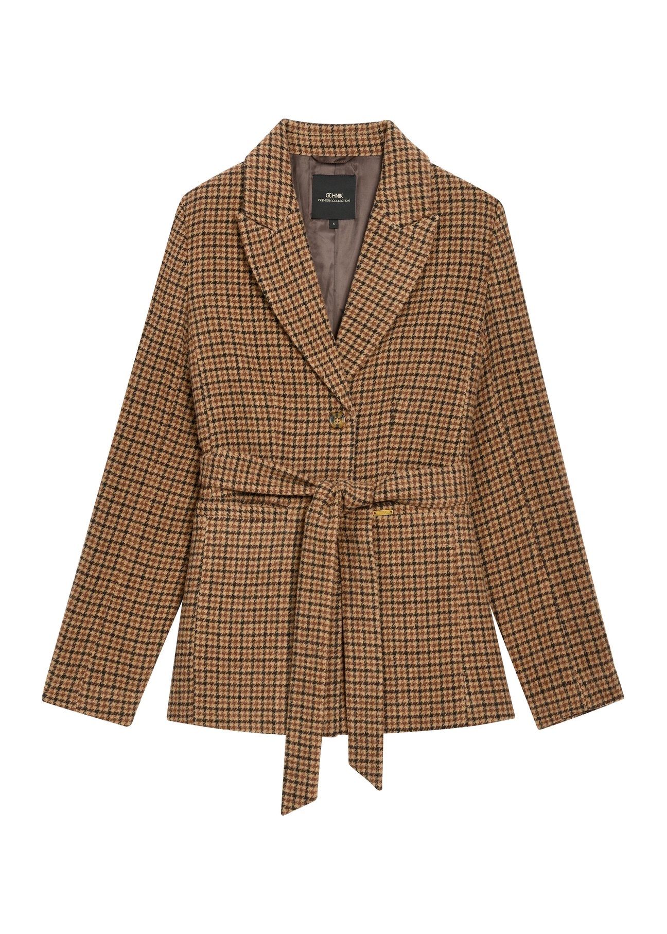 Women's houndstooth jacket ZAKDT-0054-1D(Z26)