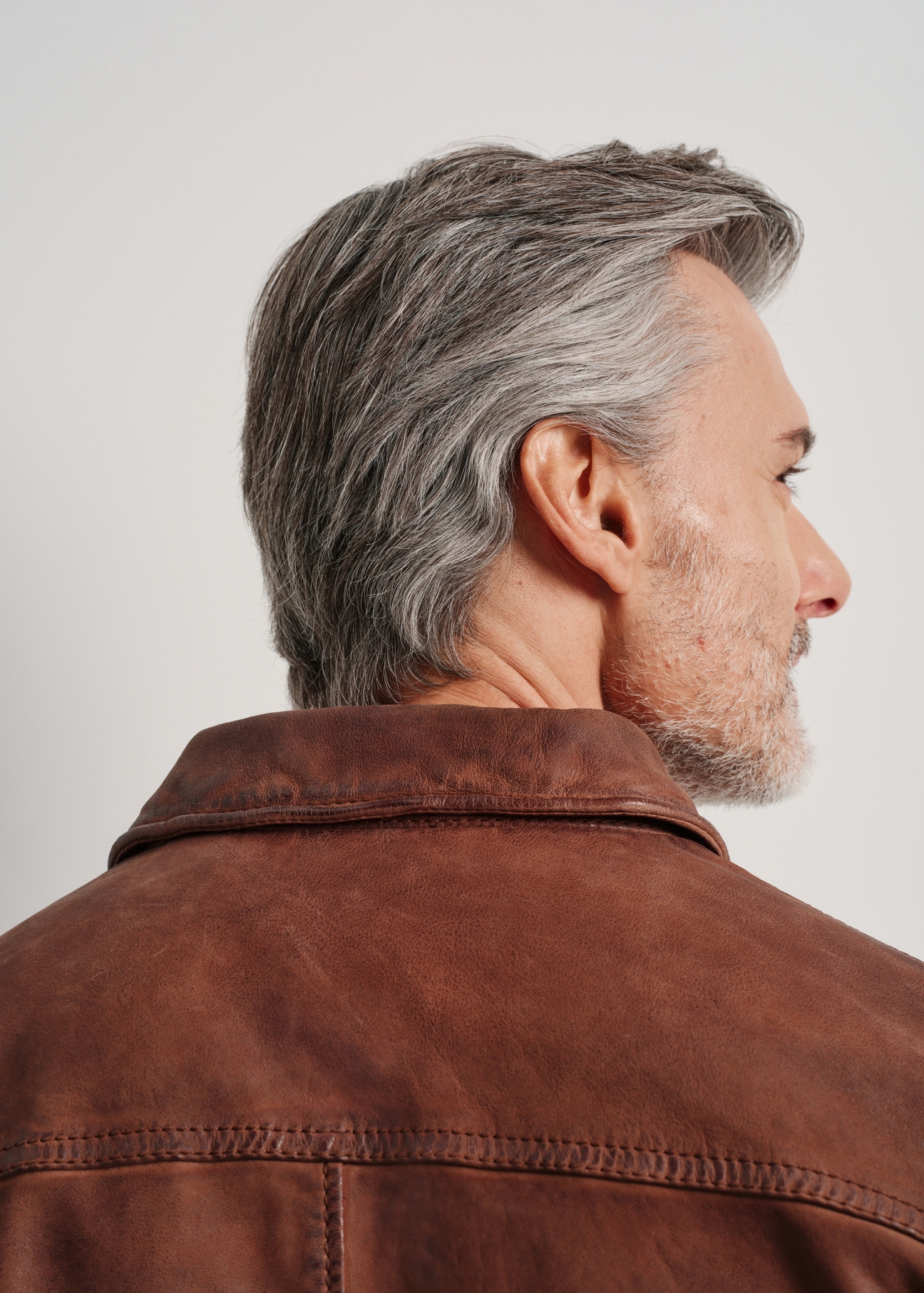 Brown leather jacket for men KURMS-0335-2078(W24)-03