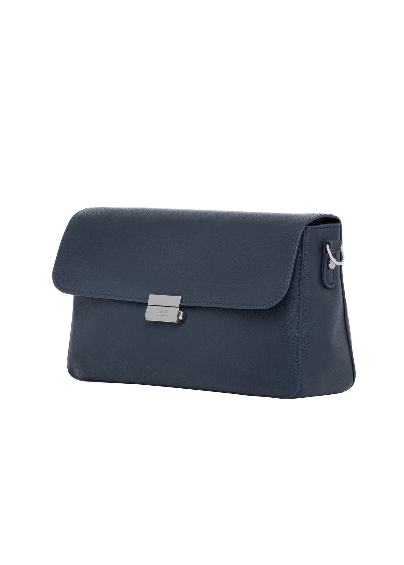 Navy blue women's handbag TOREC-1350-7E(Z26) - diagonal product view, on a white background.