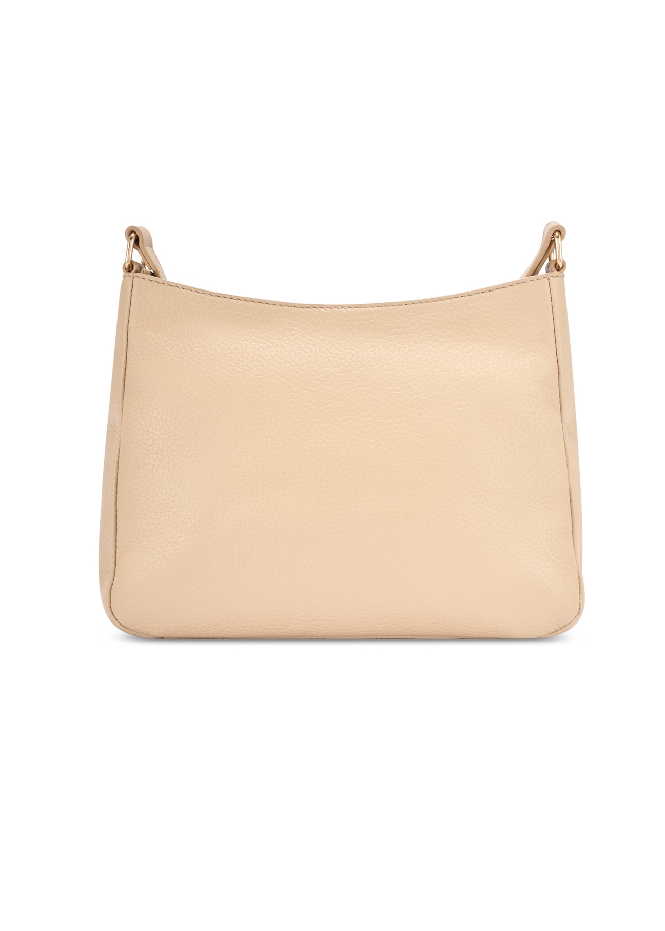 Beige women's shoulder bag TORES-1213-1B(W26) - product view from the back, on a white background.
