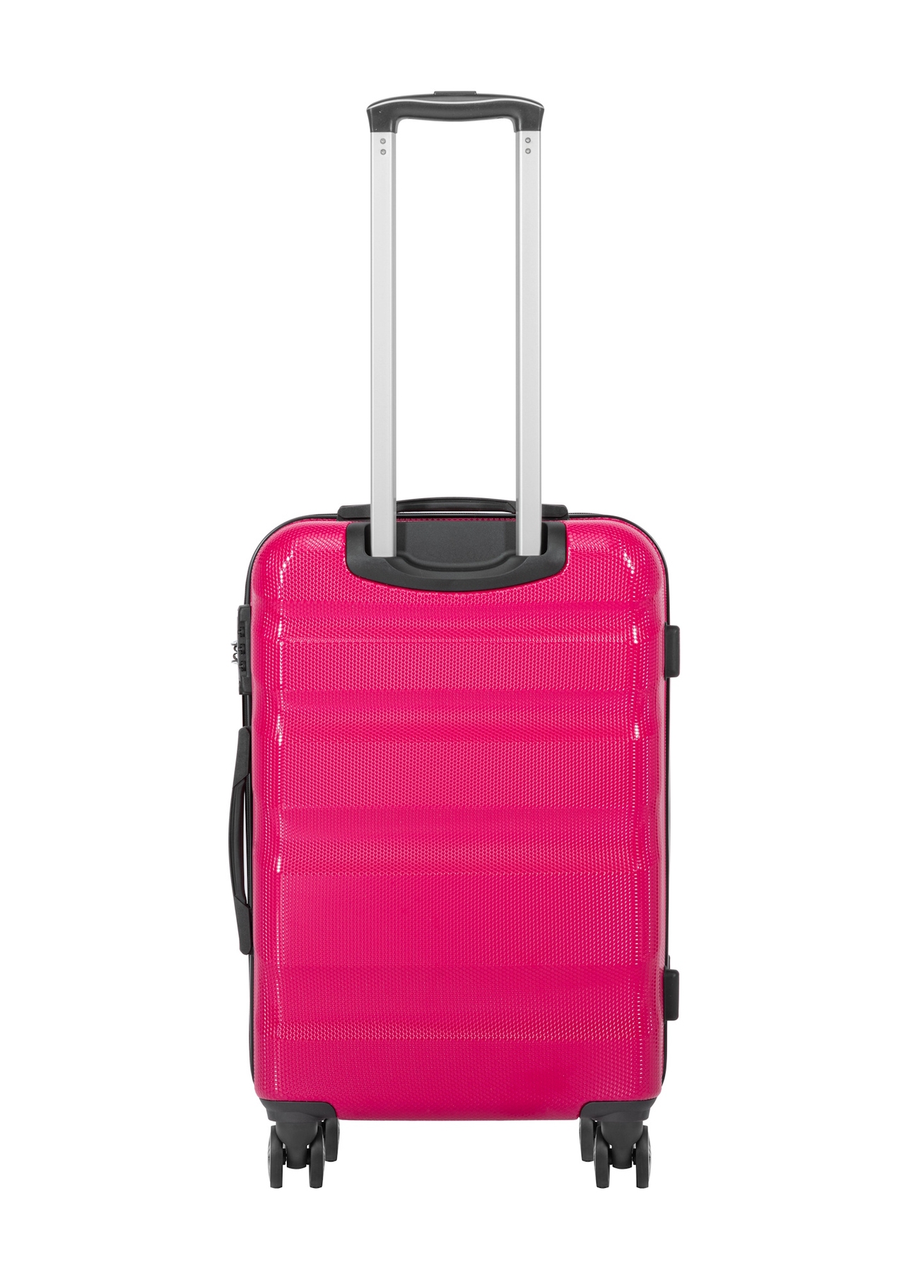 Set of 19'/24'/28' trolley suitcases WALPC-0012-5E(W26), back view of the product on a white background.