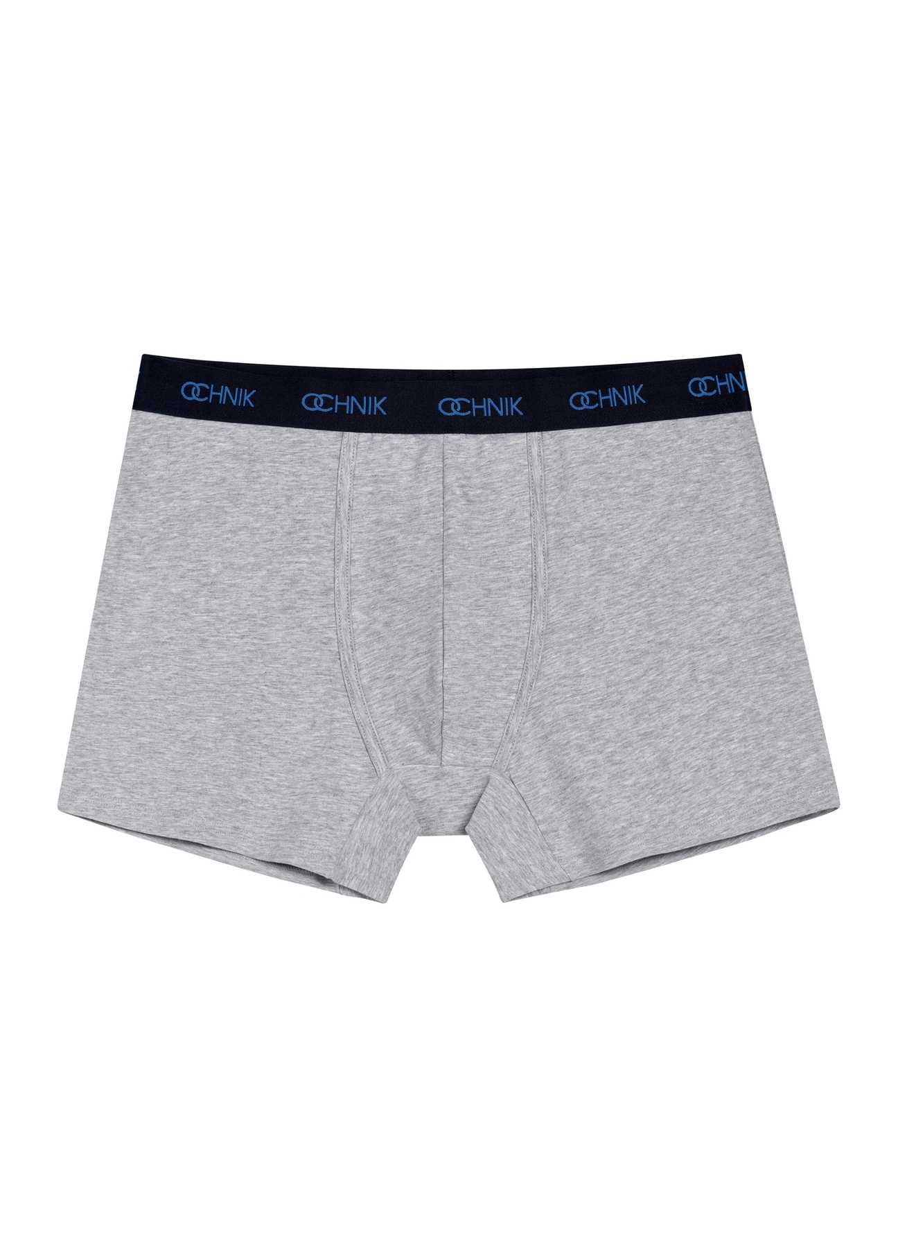 Three-pack of colorful men's boxer shorts ZESMB-0011-00(W26), front view of one pair of the product on a white background.